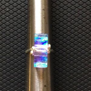 Hand Fused Glass Ring